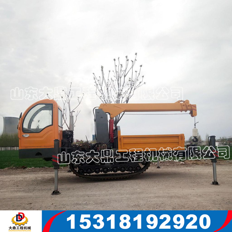 履帶運(yùn)輸車隨車吊版 山林地吊裝樹(shù)木 農(nóng)用履帶吊 山地履帶運(yùn)輸車