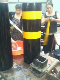 加厚鋼管警示柱加油站防撞柱鋼