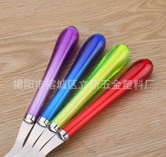 便攜不銹鋼餐具套裝批發(fā) 不銹鋼勺子西餐刀叉 兒童餐具禮品四件套