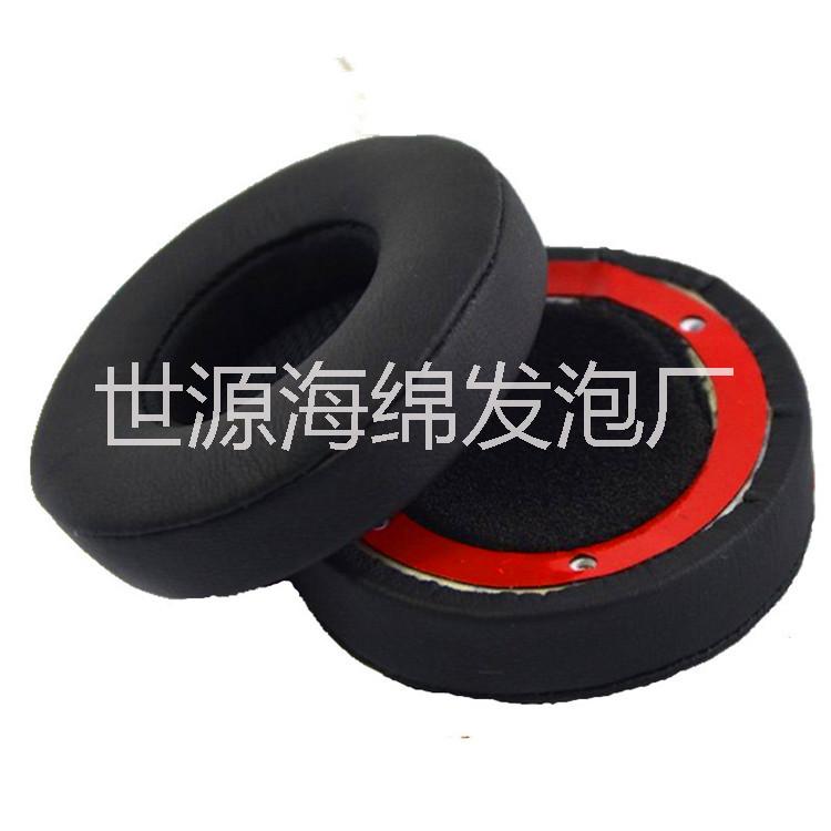 廠家大量出售低端市場青蛙皮耳機(jī)套  車縫揉紋皮耳機(jī)套