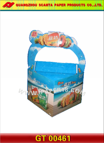 設(shè)計(jì)生產(chǎn)紙堆頭/紙貨架/紙展架