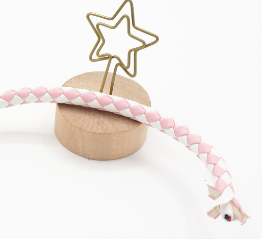 編織皮革電源數(shù)據(jù)線美觀間色格子PU包芯加工手提電腦充電線