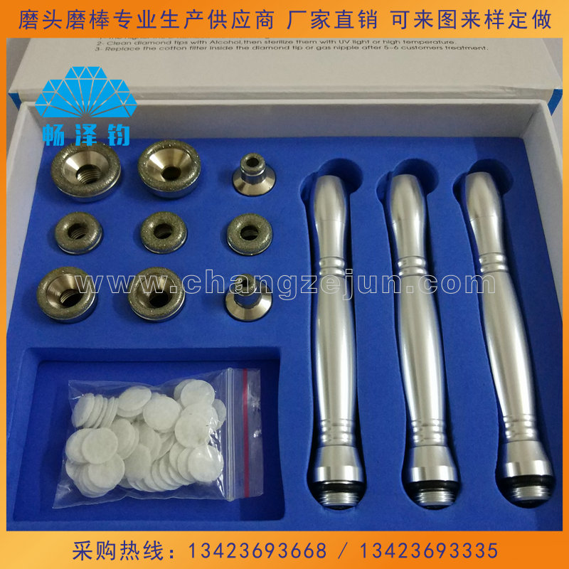 廣東 暢澤鈞 鋁桿美容鉆石磨皮頭 鉆石微雕儀 磨皮頭