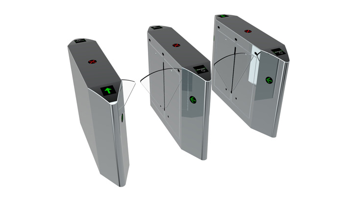 智能工地翼閘廠區(qū)考勤三輥閘