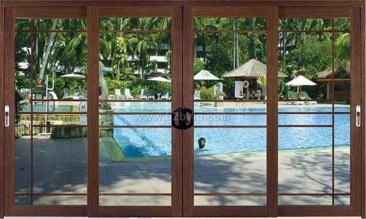 鋁合金門窗定制 金剛門窗MR072兩軌系列推拉門