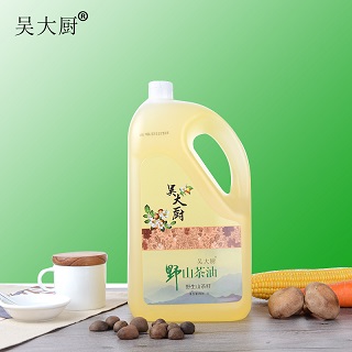 吳大廚山茶油5L食用油植物油茶籽油月子油孕婦寶寶月子油 吳大廚野山茶油5L