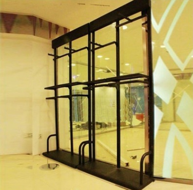 北京廠家直銷落地組合貨架 陳列架 服裝店貨架 靠墻高背陳列架