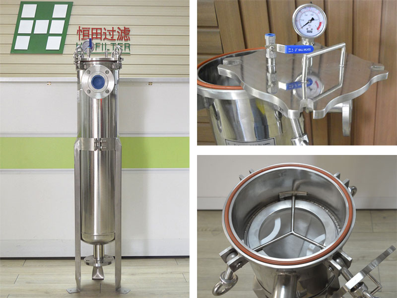 單袋式過濾器 不銹鋼304恒田不銹鋼過濾器