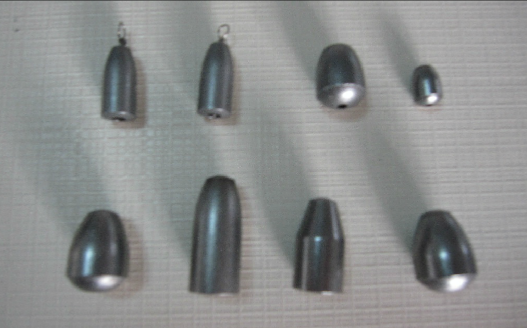 鐵墜實心砣10g-50*滴型 橢圓型通心漁墜子垂釣小配件可定制