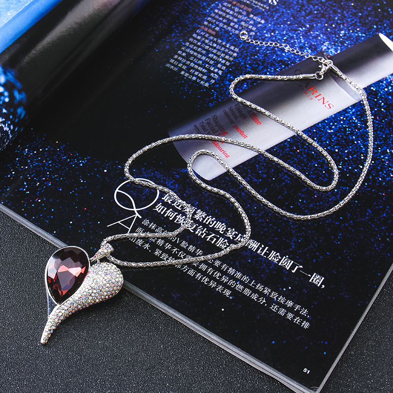 義烏生產(chǎn)廠家愛心情侶吊墜項(xiàng)鏈批發(fā)義烏飾品配飾廠家一手貨源 愛心吊墜項(xiàng)鏈廠家定做