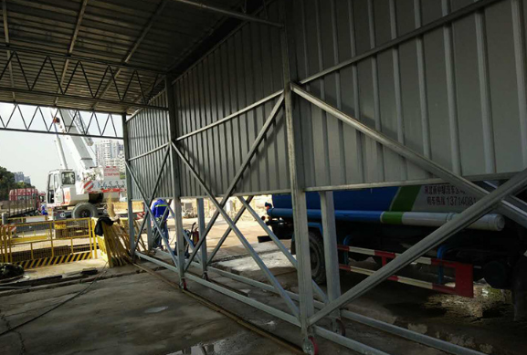 雨棚廠家直銷 批發(fā)定制推拉工地鋼筋雨棚供應(yīng)商報價