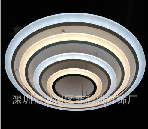 廠家直銷 個性餐廳藝術(shù)燈具LED圓形客廳吸頂燈時尚現(xiàn)代簡約大氣