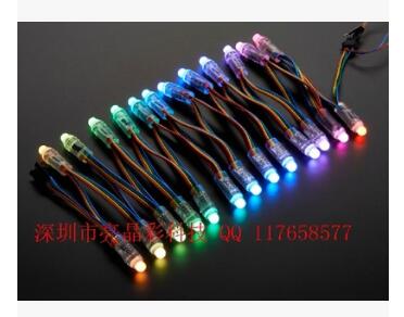 LED沖孔字外露*12MM全彩防水*串*光字穿孔字*告亮化*WS 2811