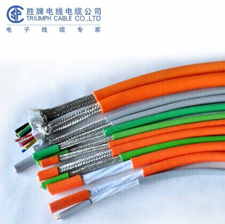 多芯纏繞屏蔽控制電纜鍍錫銅線材電線UL2464 22AWG22芯護(hù)套電子線