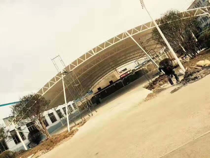 山東自行車棚安裝價格 濱州膜結構車棚訂做 泰安汽車棚生產廠家