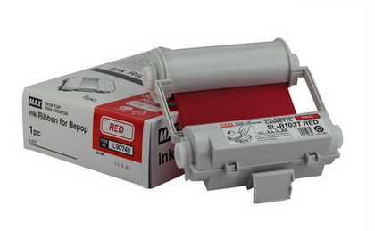 供 MAX彩貼機(jī)色帶SL-R103紅色 SL-R103紅色色帶