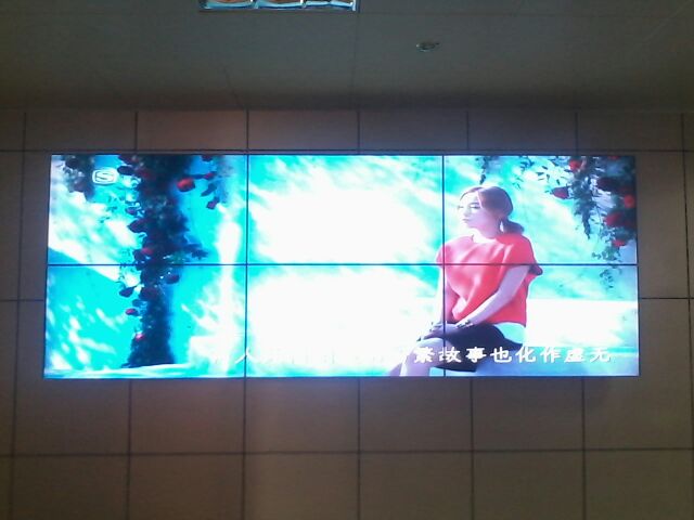 供應(yīng)桂林46寸超窄邊液晶顯示大屏3x3 3x4拼接屏方案