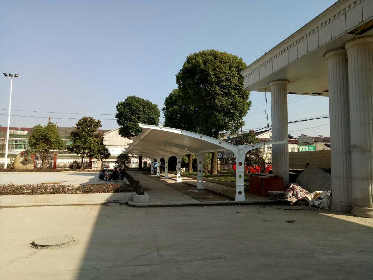 上海膜結(jié)構(gòu)車棚安裝廠家 杭州膜結(jié)構(gòu)汽車棚價(jià)格 寧波車棚訂做多少錢