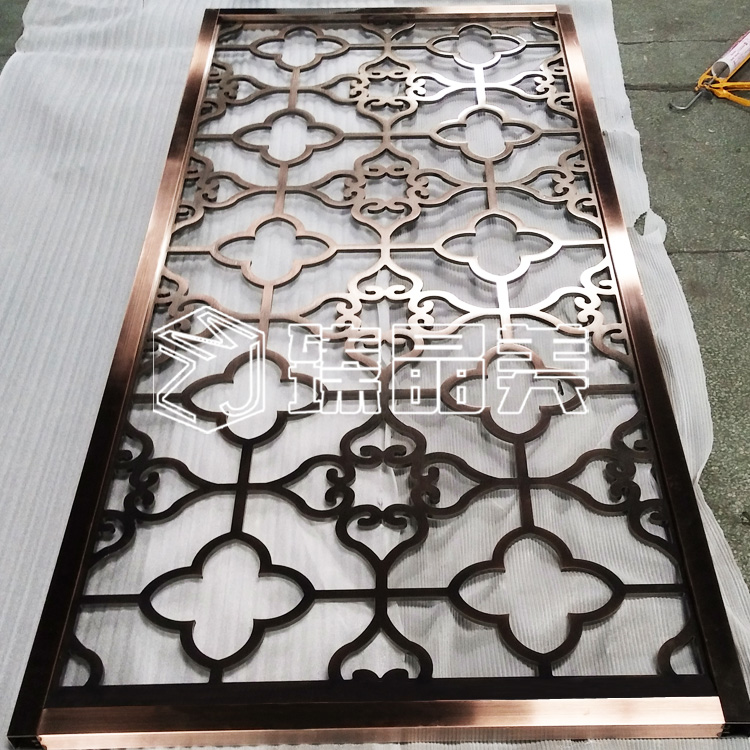 佛山臻晶*屬不銹鋼屏風(fēng),廠家定制金屬屏風(fēng)