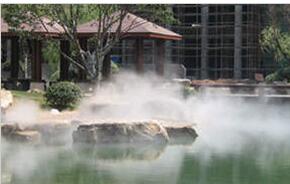 西安水上*游樂場景觀造霧哪家好  高壓噴霧