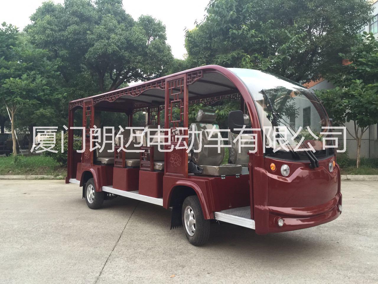 朗邁14座仿古觀光車 歷史文化景點仿古電瓶觀光車