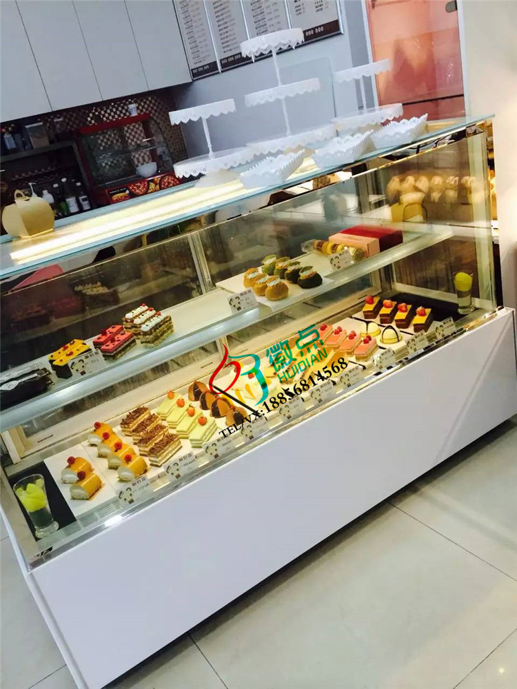 徽點 日式直角蛋糕柜，蛋糕柜廠家直銷，蛋糕立式冷藏保鮮柜，甜品展示柜，蛋糕保鮮陳列柜