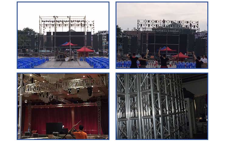 桁架力壓架鋁架舞臺桁架燈光架背景 桁架搭建