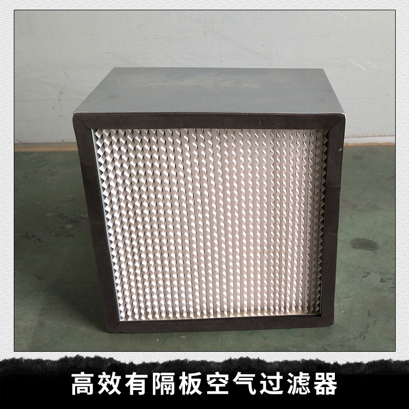 *有隔板空氣過濾器 鋁隔板過濾器 耐高溫過濾器 超細(xì)過濾網(wǎng)