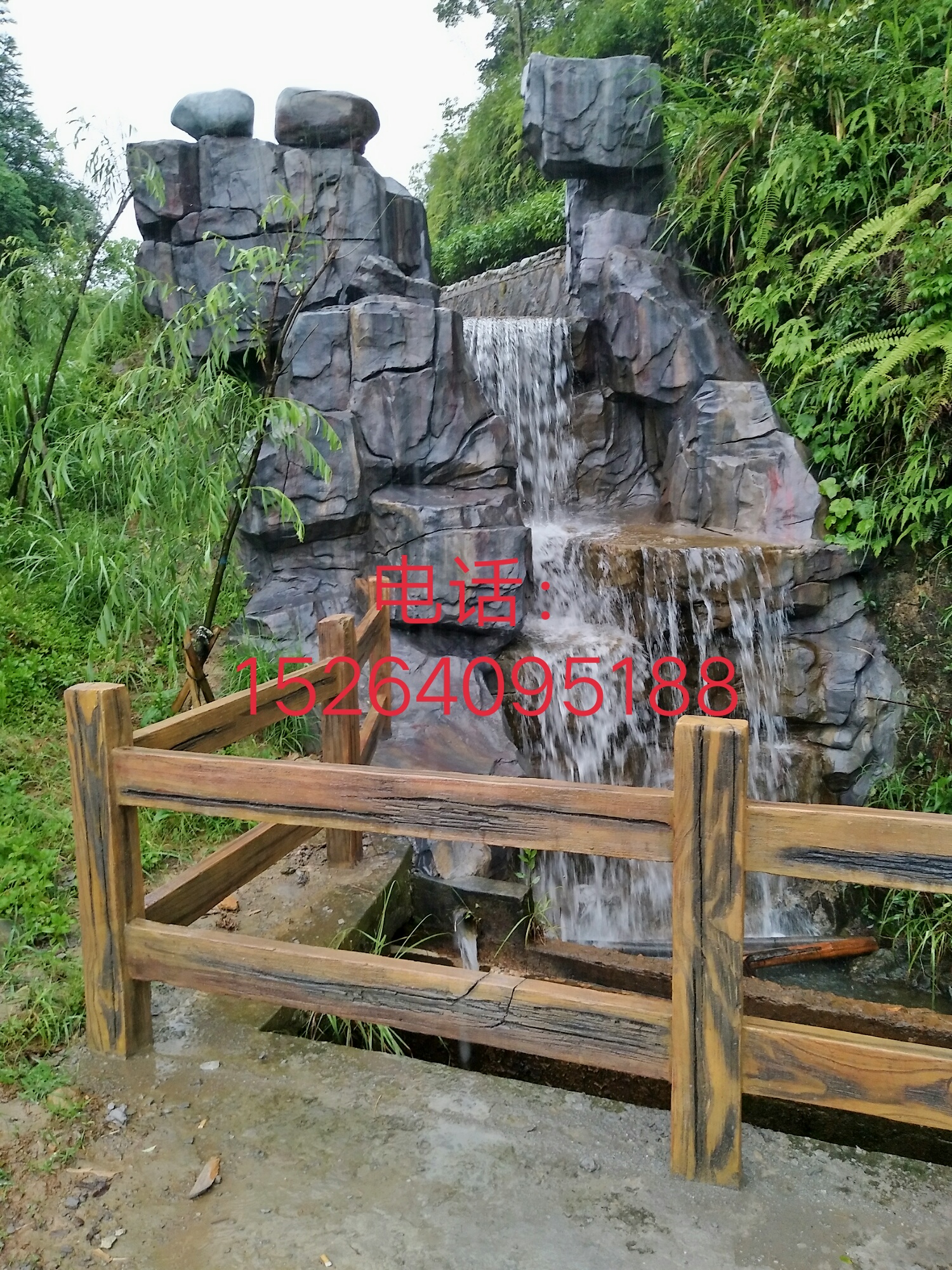 青島嶗山欄桿， 青島嶗山水泥欄桿，青島嶗山水泥仿木欄桿價(jià)格，青島嶗山仿木紋欄桿，