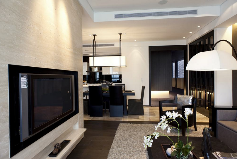 保定客廳裝修裝飾  保定房屋設計