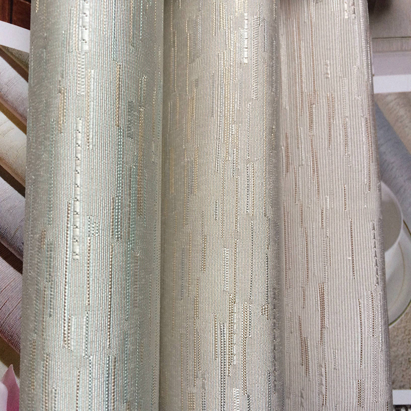 新款紗線(xiàn)無(wú)縫墻布素色工程壁布批發(fā) 現(xiàn)代簡(jiǎn)約酒店客廳婚房背景墻條紋
