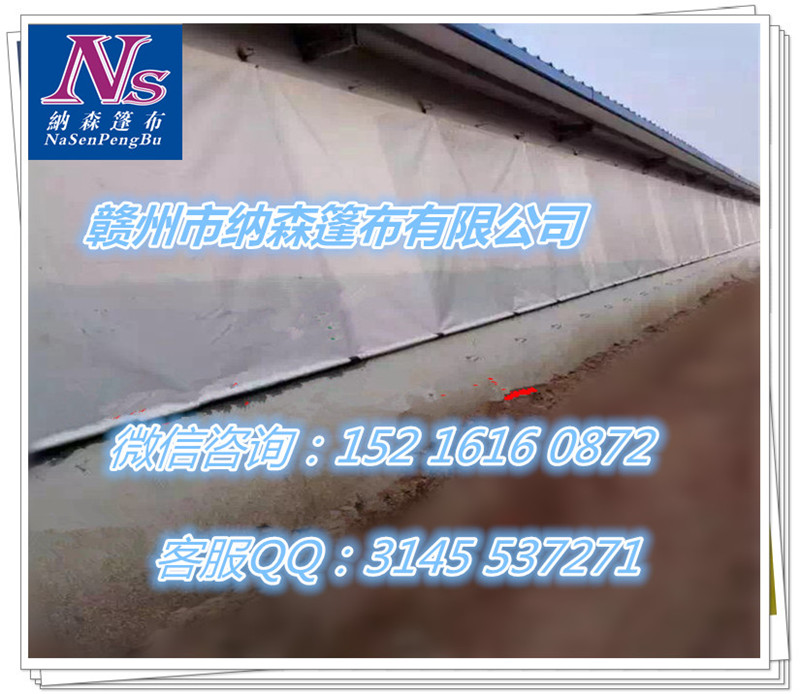 牛舍卷簾篷布定做，牛舍卷簾篷布圖片，牛舍卷簾篷布廠家，牛舍卷簾