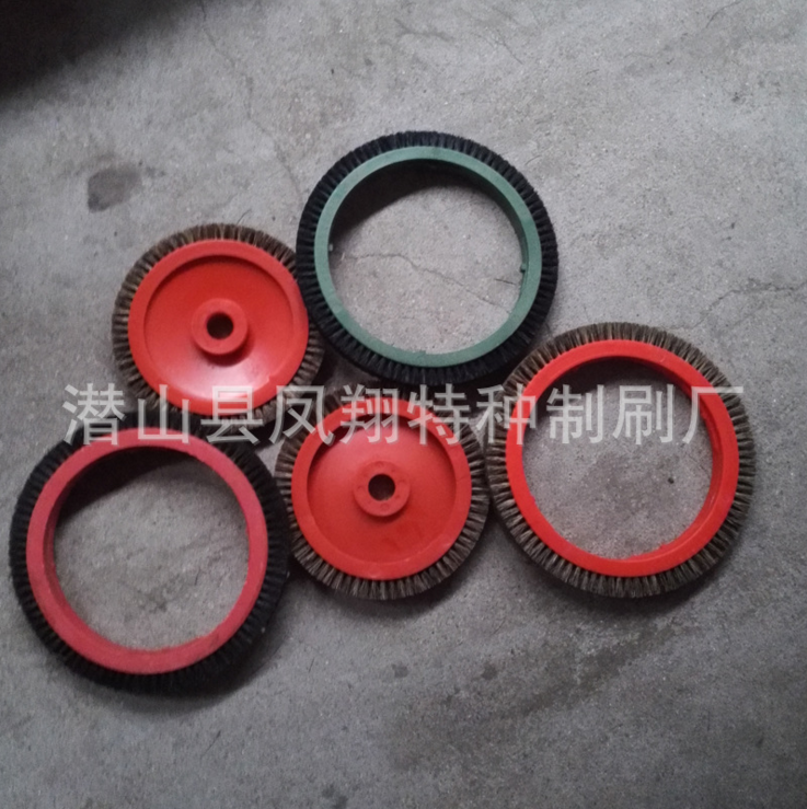 毛刷廠家直銷印染業(yè)定型機毛刷盤 承負機刷子 染種盤刷定做