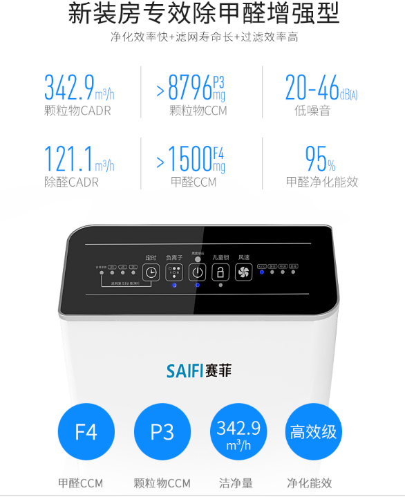 河南鄭州賽菲專業(yè)除甲醛PM2.5，操作簡單，使用方便