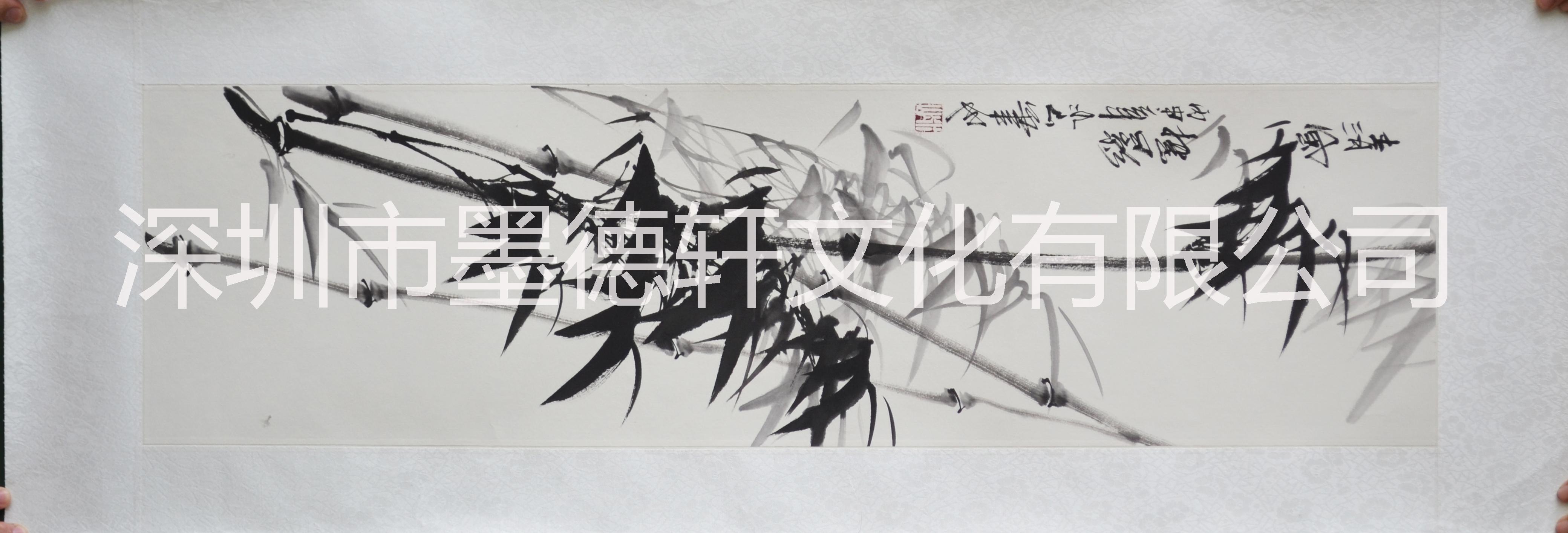 廣西省美協(xié)國畫名家石龍喜藝名冰山花鳥畫家梅蘭竹菊家庭客廳臥室畫框裝裱掛畫