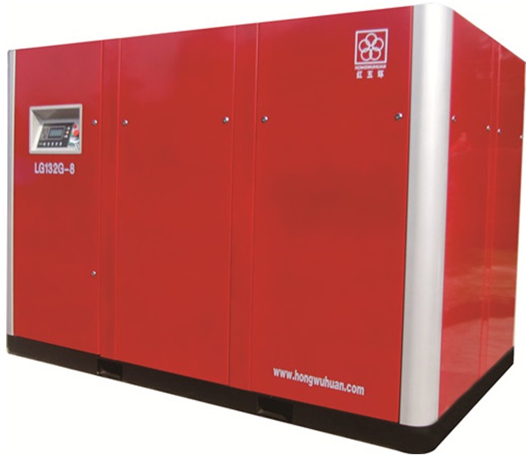 紅五環(huán)LG110G-8大型固定式螺桿空氣壓縮機(jī)/紅色款