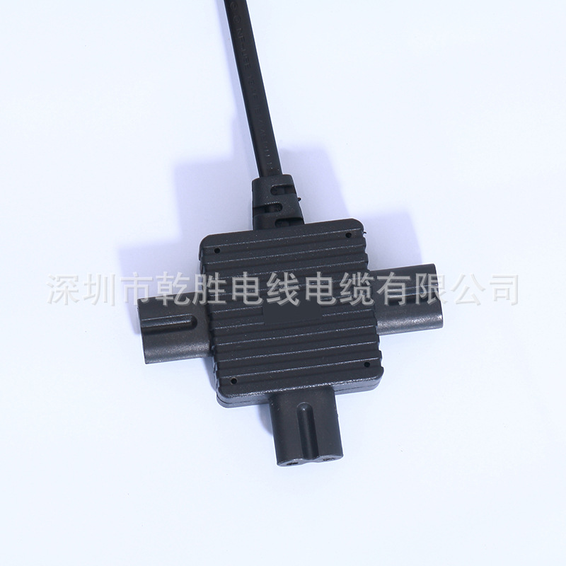 歐式2插電源線 圓插扁護(hù)套單頭線 歐規(guī)插頭半絕緣電源線 廠家直銷 歐式二插電源線