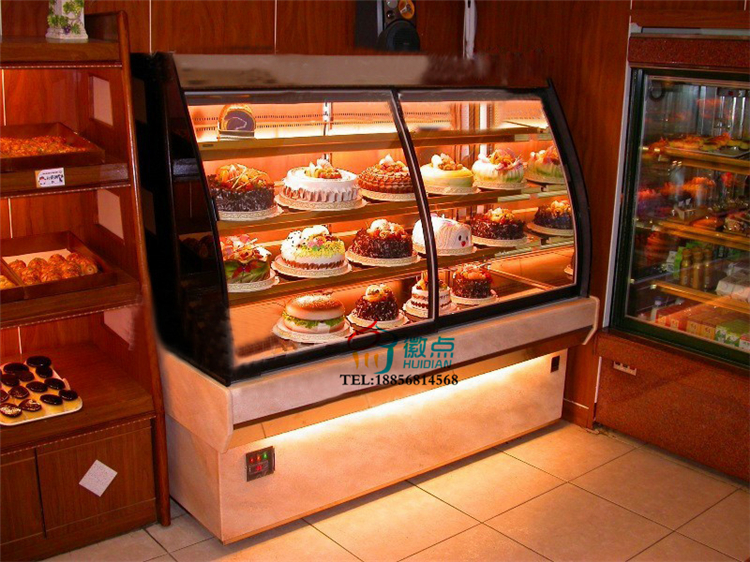 定做 歐式前開門蛋糕柜 蛋糕冷藏柜 甜品保鮮展示柜
