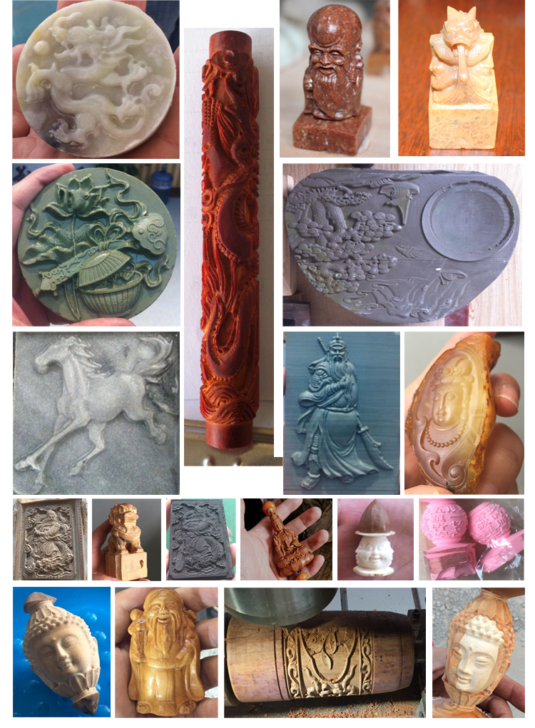 中工機械4040D多功能玉石瑪瑙翡翠雕刻機  中工機械4040D數(shù)控玉石雕刻機