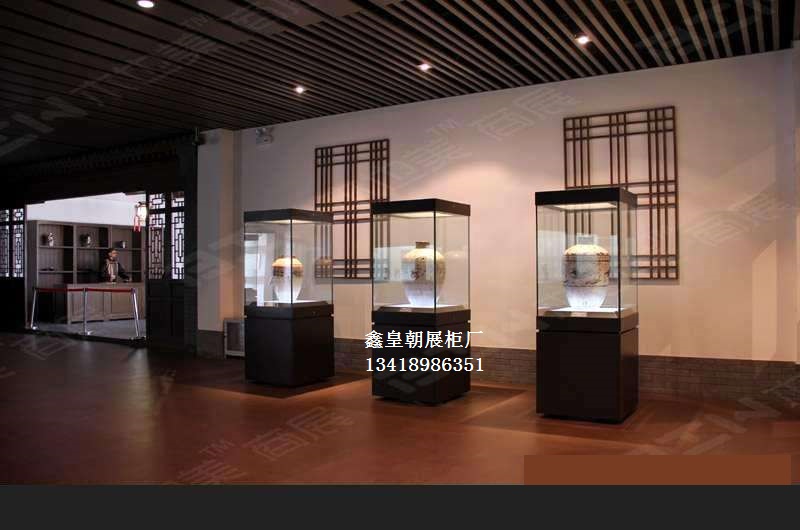 深圳博物館展柜定做，深圳收藏品展柜制作工廠，可做遙控平移門博物館展柜