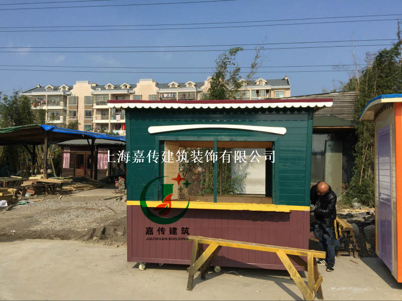 防腐木售賣亭 復古售賣車 上海嘉傳 街道移動售貨亭 廠家直銷 可定制