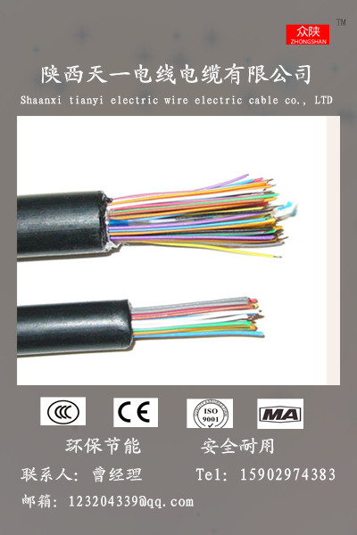 陜西天一電纜KVVR控制軟電纜陜西電線電纜廠，西安電線電纜廠，西安*電纜廠