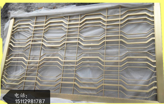 上海鈦金不銹鋼花格鏤空屏風(fēng)隔斷、屏風(fēng)魅力有增無(wú)減