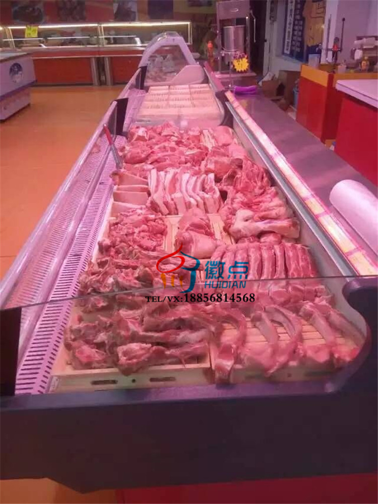 定做鮮肉柜，超市冷鮮肉存放柜，雙匯冷鮮肉冷藏保鮮展示柜