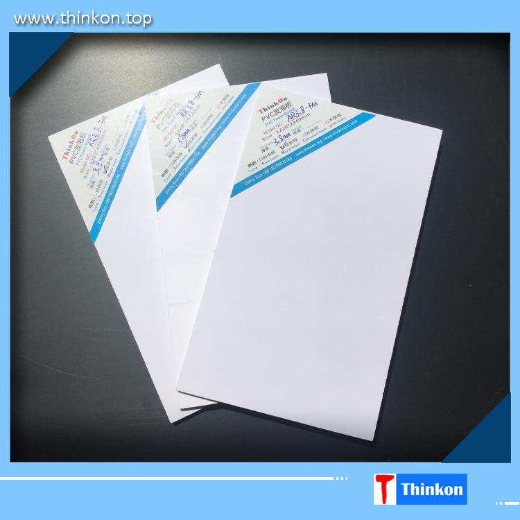 廠家直銷 3.8mm0.45密度結(jié)皮板 白色優(yōu)質(zhì)pvc發(fā)泡板