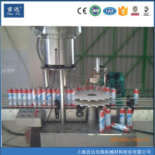 廠家直銷供應(yīng)首達(dá)空氣清新劑氣霧劑灌裝機(jī)