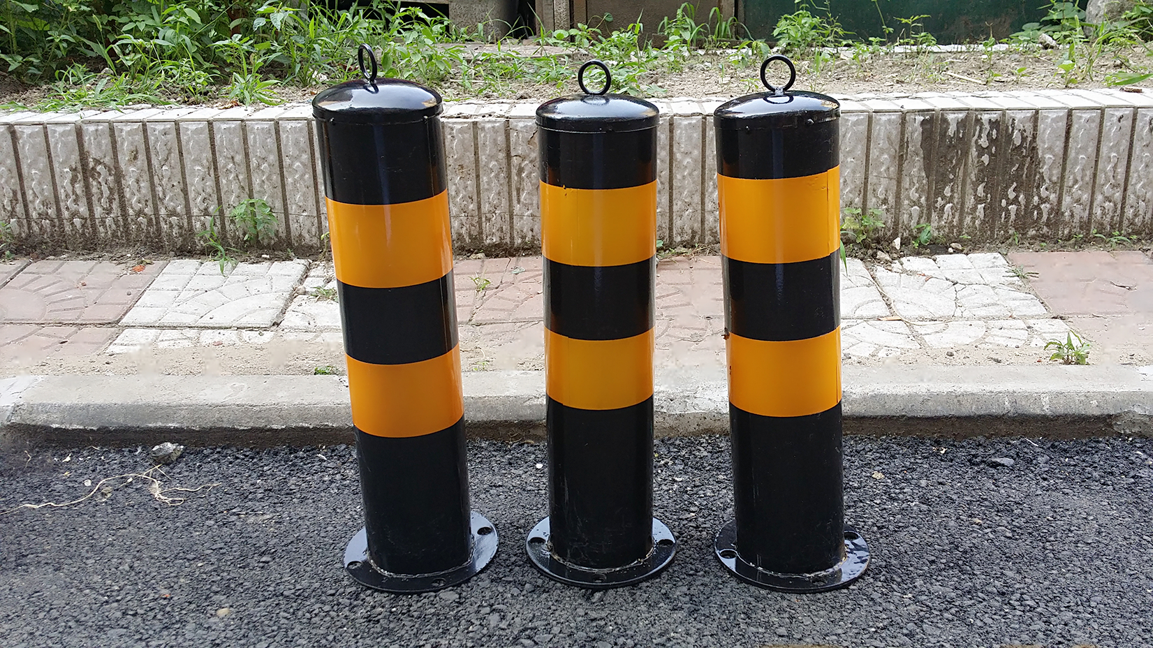 加厚鋼管警示柱加油站防撞柱鋼管地