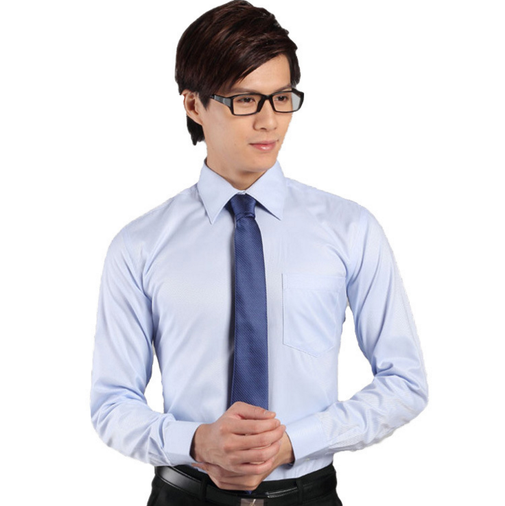 福禧龍廠價(jià)男長袖商務(wù)職業(yè)裝襯衫紅色新郎伴郎免燙襯衫定制logo 商務(wù)職業(yè)裝襯衫批發(fā) 職業(yè)裝襯衫定制logo