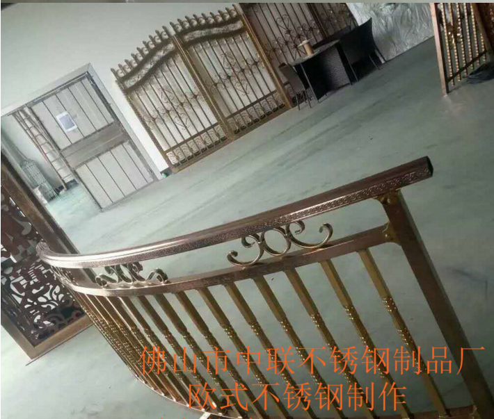 彩色不銹鋼，歐式304不銹鋼護欄 不銹鋼護欄廠家供應  佛山歐式304不銹鋼護欄 佛山歐式304不銹鋼護欄批發(fā) 佛山歐式