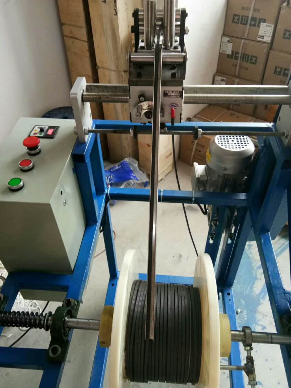 皮帶收線機全自動收線機 變頻收線機 皮帶收繩器